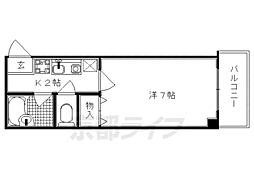 小林ビル 1Kの間取図画像
