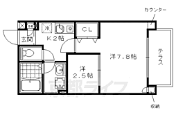 ベルリード31 2Kの間取図画像