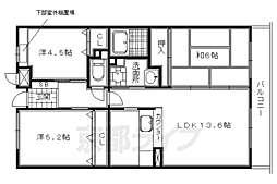 ファミール北山 2階