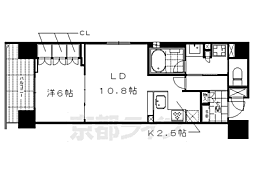リーガル京都二条城北 6階
