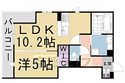 N'sCOURT 1LDKの間取図画像