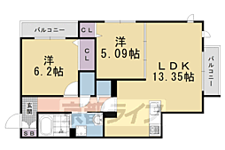 シャーメゾン太秦天神川西 2階/201