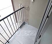 洗濯機置き場もあるバルコニーです。
