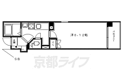 マ・シェリ東山 1Kの間取図画像