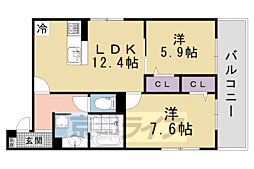 仮称)D−room上京区米屋町ハイツ 2階/201