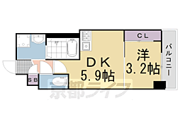 アクアプレイス京都二条城北 3階
