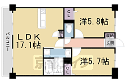 ピュアコート六地蔵 5階/506
