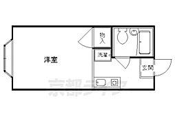 メゾン・オンディーヌ 1Kの間取図画像