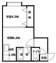 ノースヴィラ澄川 303 ｜ 北海道札幌市南区澄川二条３丁目（賃貸アパート1DK・3階・27.21㎡） その2