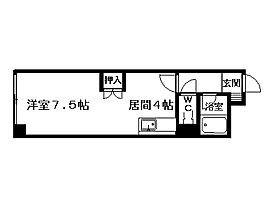 スカイシティ平岸 201 ｜ 北海道札幌市豊平区平岸一条２丁目（賃貸マンション1DK・2階・24.43㎡） その2