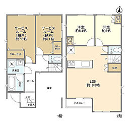 Kolet成増（コレットナリマス） 2階4LDKの間取り