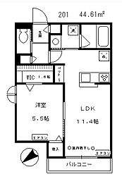 間取図画像 1LDK
