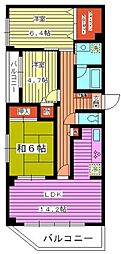 メルベーユ丸山台 3LDKの間取図画像