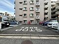 立体式の駐車場...