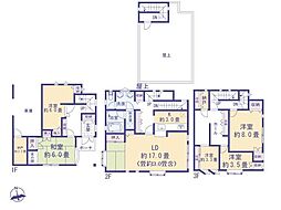 JR五日市線 東秋留駅 徒歩3分 4SLDKの間取り