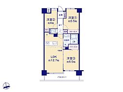 間取図画像 3LDK