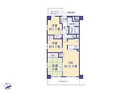 間取図画像 3LDK