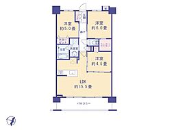 ベルジュール八王子高尾 3LDKの間取り