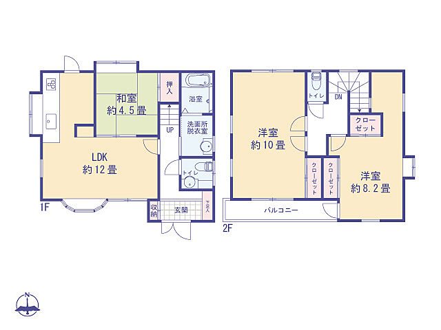 間取り 東村山市恩多町1丁目