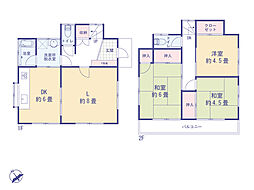 JR八高線 箱根ケ崎駅 3.4km 3LDKの間取り