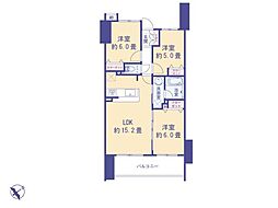 間取図画像 3LDK