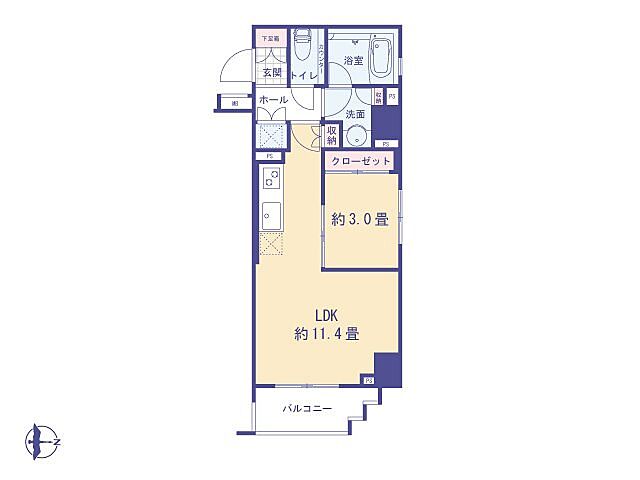 間取り ダイナシティ八王子 2階/-