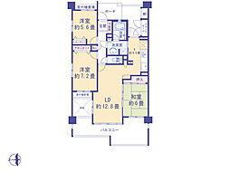 間取図画像 3LDK