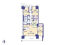 ジオ多摩センター 4LDKの間取図画像