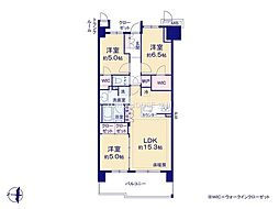 オハナ豊田多摩平の森 3LDKの間取図画像