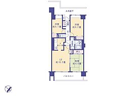 稲城パークホームズ 3LDKの間取図画像