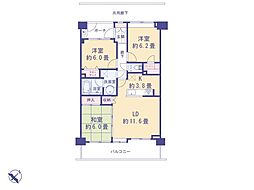 ウインズヒル稲城 3LDKの間取図画像
