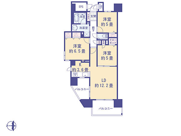 間取りを拡大表示