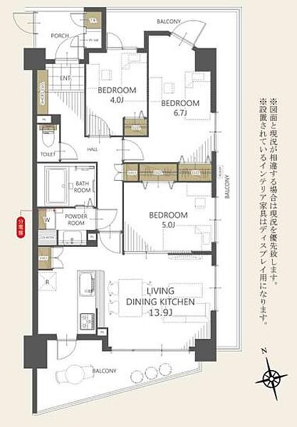 間取りを拡大表示