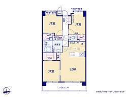 ファミール三鷹グランデージ 3LDKの間取図画像