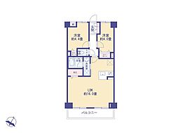 ワコーレ拝島2 2LDKの間取図画像
