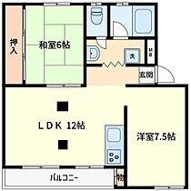 渦ヶ森コーポ10号棟  ｜ 兵庫県神戸市東灘区渦森台２丁目10（賃貸マンション2LDK・5階・54.25㎡） その2