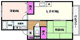 兵庫県神戸市東灘区魚崎南町７丁目（賃貸アパート2LDK・2階・53.70㎡） その2