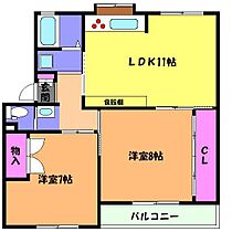 兵庫県神戸市東灘区渦森台２丁目（賃貸マンション2LDK・5階・55.19㎡） その2