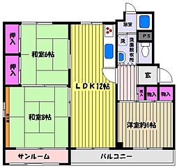 山御影マンションD棟 5階
