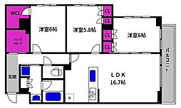 ミレーネ神戸住吉本町 3階