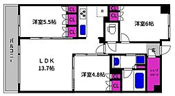 ミレーネ神戸住吉本町 3階