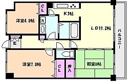 シャムロックコート西岡本 5階