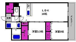 エクセルハイム東灘 2階