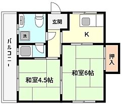 兵庫県神戸市東灘区御影石町４丁目（賃貸マンション2K・3階・32.00㎡） その2