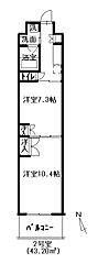 物件の間取り