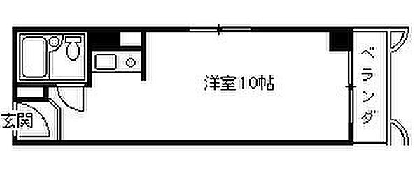 フリードム西宮 305｜兵庫県西宮市馬場町(賃貸マンション1K・2階・24.00㎡)の写真 その2