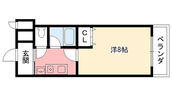 ＩＴＹ 207｜兵庫県西宮市津門大塚町(賃貸マンション1K・2階・24.98㎡)の写真 その2