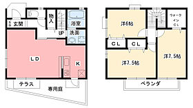 樋ノ口町タウンハウスＢ  ｜ 兵庫県西宮市樋ノ口町1丁目4-46（賃貸テラスハウス3LDK・1階・92.34㎡） その2