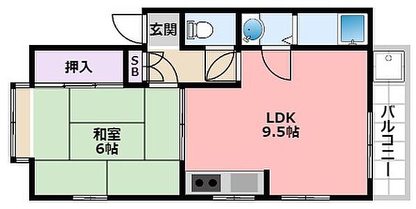 兵庫県西宮市甲子園七番町(賃貸マンション1LDK・3階・32.00㎡)の写真 その2