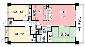 エスポワールＳＹＵ 303 ｜ 兵庫県西宮市荒木町9-18（賃貸マンション3LDK・3階・69.44㎡） その2